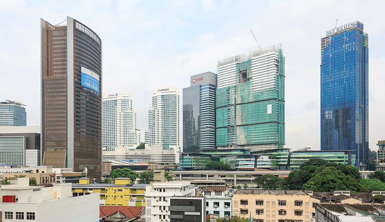 Kuala Lumpur skyline, representing an ASEAN building portfolio benchmarked for energy performance