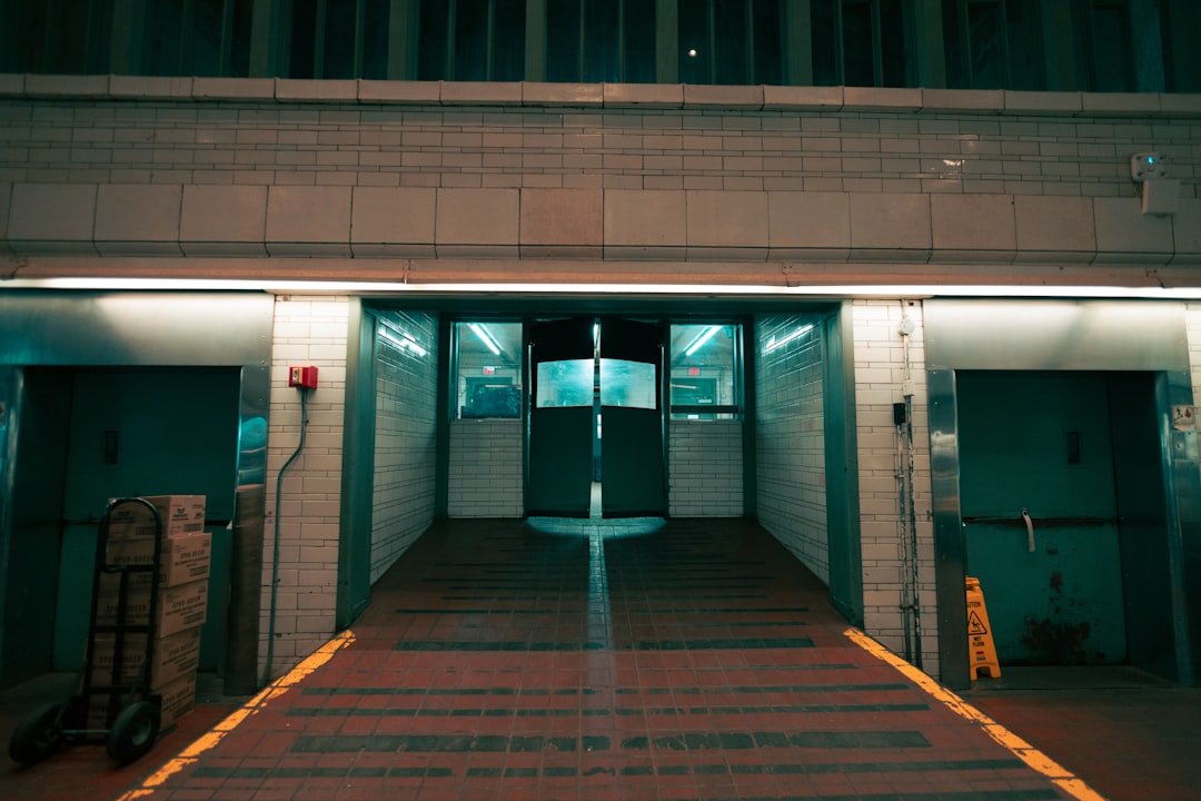 Cold storage warehouse interior showing refrigerated shelving units